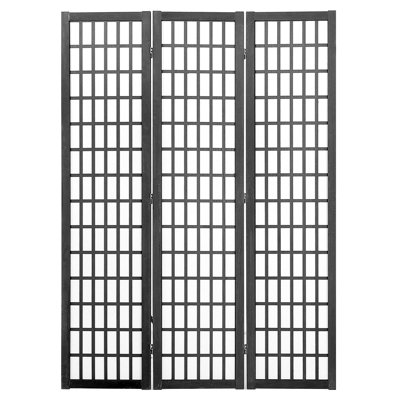 Room Divider, 3 Panel Japanese Room Divider, Wood Folding Privacy Screen Indoor, Japanese Partition Dividers