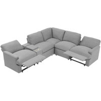 104" Upholstered Power Reclining Sectional with a Multifunction Console by Latitude Run
