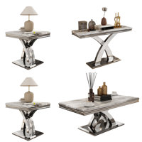 4 Piece Living Room Table Set by Everly Quinn