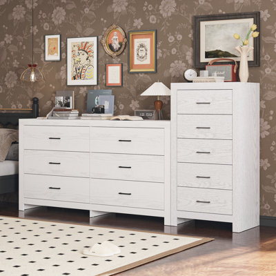 Bedroom Set With Tall Chest And Dresser by Ebern Designs