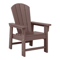 Kids Outdoor Poly Adirondack Chair by Beachcrest Home