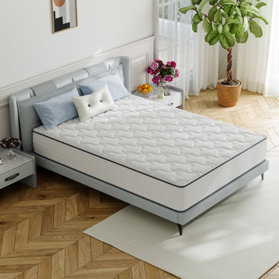 Alwyn Home Craigatempin 8" Medium Cooling Gel Memory Foam Hybrid Mattresses With Certipur-US Certified Pocket Spring, Pressure Relief, and Motion Iso by Alwyn Home