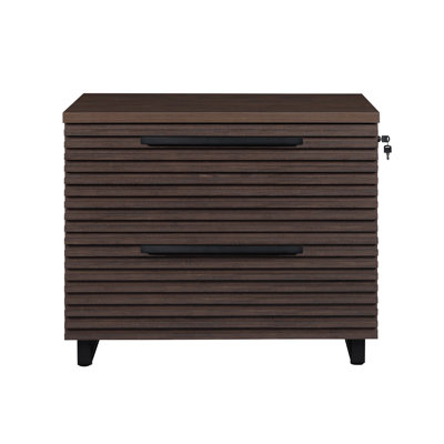 Lateral File Cabinet, Brown by 17 Stories