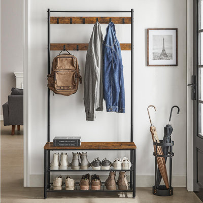 Nathyn Hall Tree with Shoe Storage by 17 Stories