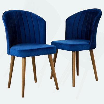 Tarunnam Mid Century Modern Stylish Velvet Dining Chair by Corrigan Studio