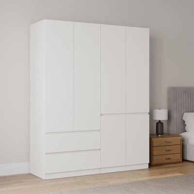 78.74-inch Wardrobe Armoires With Drawers by Latitude Run