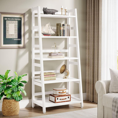 Ladder Bookcase 5-Tier Bookshelf by Latitude Run