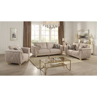 Lavern 3pc Living Room Set by Everly Quinn