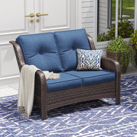 Outdoor Rattan Patio Sofa