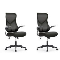 Task Office Chair with Flip-Up Arms and Home and Office Desk Chairs by Inbox Zero