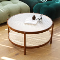 Glass Top Coffee Table by Bay Isle Home
