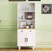 Ertis 62.9" Kitchen Pantry With Drawer by Alcott Hill