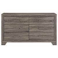 Asala 6-drawer Dresser Cabinet Brown Oak by Millwood Pines