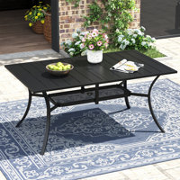 Rectangular Outdoor Dining Table by Winston Porter