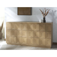 Jaquila Wood 6 Drawer Dresser by Corrigan Studio