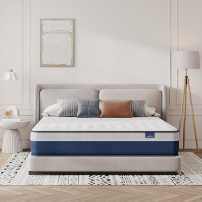 12 Inch Innerspring Hybrid Mattress/Bed in a Box, Medium Firm Plush Feel - Multi-Layer Memory Foam and Pocket Spring - CertiPUR-US Certified by Alwyn Home