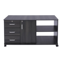 Mobile Freestanding File Cabinet For Home Office With Lock by Ebern Designs