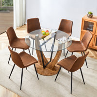 Round Dining Table Set by Ivy Bronx