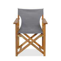 Solid Wood Folding Director Chair by Ebern Designs