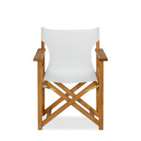 Solid Wood Folding Director Chair by Ebern Designs