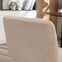 Mezaire Office Chair with Polyester Upholstered, Swivel, Adjustable Height, Wheels by Ebern Designs