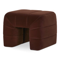 Humayun Stool Warm Brown by Everly Quinn