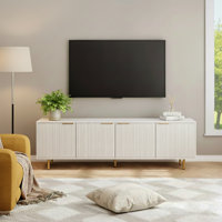 High Gloss TV Stand for TVs up to 70" by Latitude Run
