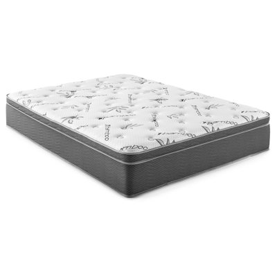 Braefell 13" Rayon From Bamboo Euro Top Memory Foam Hybrid Mattress by Alwyn Home