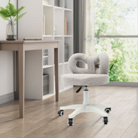 Makeup Roller Chair With Soft Cushion And Backrest by Mercer41