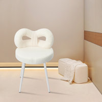 Makeup Chair With Soft Cushion And Backrest by Mercer41