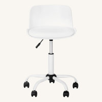 Office Chair, Adjustable Height, Swivel, Ergonomic, Computer Desk, Work, Juvenile, Leather Look, Metal, Contemporary, Modern by Latitude Run