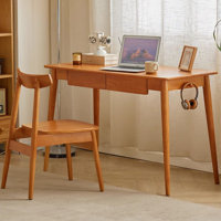 Cherry Rectangular Solid Wood desks by Corrigan Studio