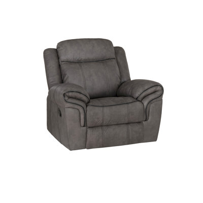 Precita Grey Manual Reclining Chair by Latitude Run