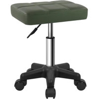 Rectangular Rolling Stool With Wheels by Latitude Run