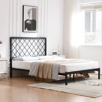 Konrad Metal Platform Bed by Winston Porter