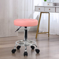 Round Rolling Stool Chair