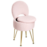 Vanity Stool Chair by Everly Quinn