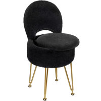 Vanity Stool Chair by Everly Quinn