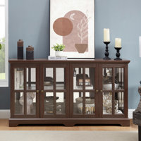 59" Wide Sideboard With Glass Doors by Wrought Studio