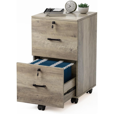2 Drawer File Cabinet With Lock