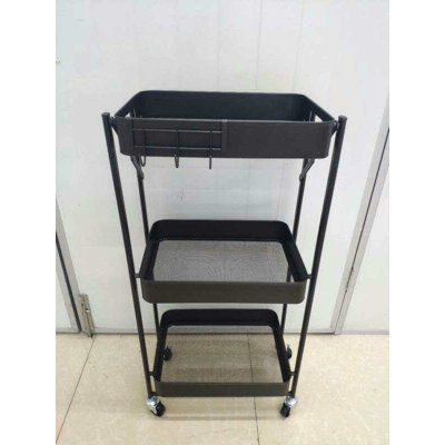 Origami 3 Tier Foldable Rolling Cart by Origami