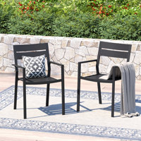 Outdoor Patio Dining Chairs by Ebern Designs