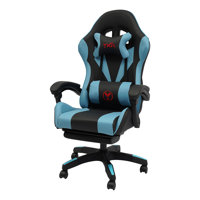 Adjustable Swivel Computer Gaming Chair With 5 Wheels by Latitude Run