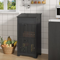 Potato Storage Bin, Vegetable Fruit Rack, Food Storage Cabinets, Snack Cabinet by Ebern Designs