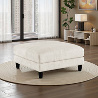Loowit 40" Modern & Contemporary Fabric Upholstered Modular Ottoman with Versatility for Custom Seating, Foam over Pocket Coils Comfort