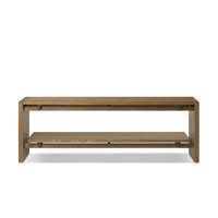 Kimar Media Console-Rustic Amber Oak by Loon Peak