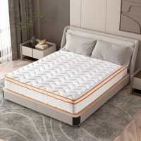 Medium Gel Memory Foam Hybrid Mattress in A Box by Alwyn Home