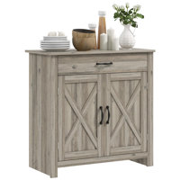 Farmhouse Sideboard with Drawers and Adjustable Shelves by Gracie Oaks