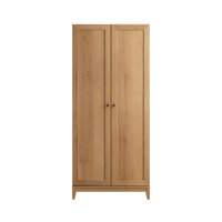 Gonroff Oak 72 in. Accent Cabinet Office Storage Cabinet with 3 Adjustable Shelves and Solid Wood Legs by Millwood Pines