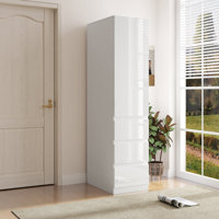 Large Kitchen Pantry Storage Cabinet – Modern Minimalist Food Pantry Cabinet With Doors, Shelves, And Drawers